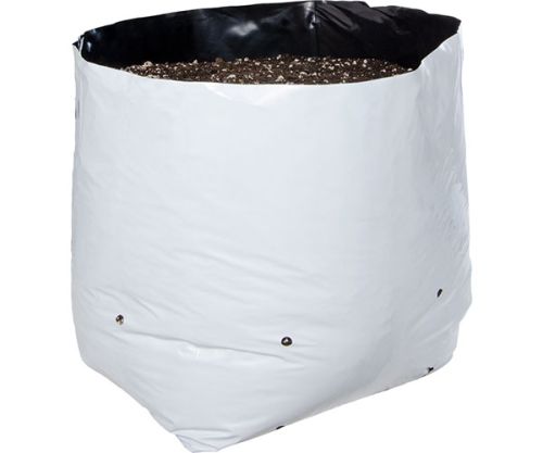 Hydrofarm Black & White Grow Bag, 10 Gallon 10/pk