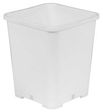 Gro Pro Premium White Square Pot 7