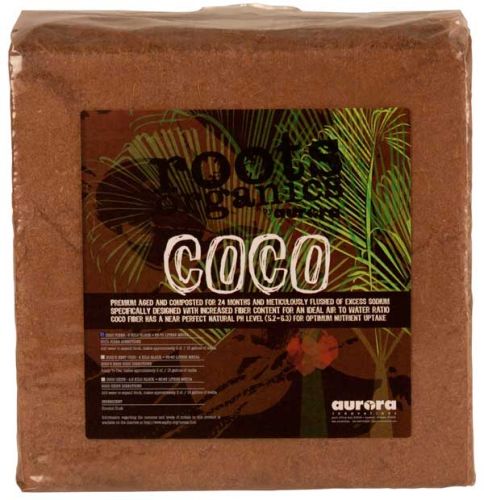 Roots Organics Compressed Coco Fiber, 12